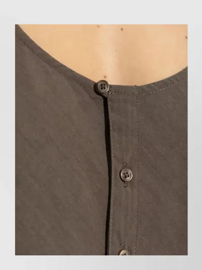 Lemaire Wide-neck Top In Brown