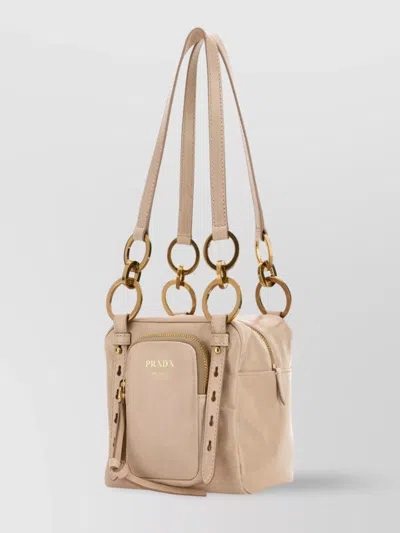 Prada Handbags. In Nude