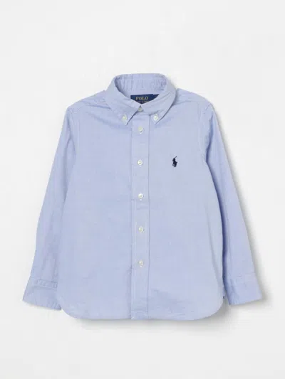 Polo Ralph Lauren Slim Fit-tops-shirt In Hellblau