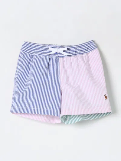 Polo Ralph Lauren Striped Swim Shorts In Rot