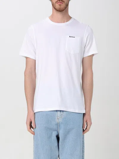 Barbour T-shirt  Men Color White In Weiss