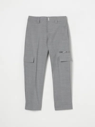 Givenchy Pantaloni Con Logo In Grau
