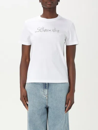 Lanvin Sequin T-shirt In Weiss
