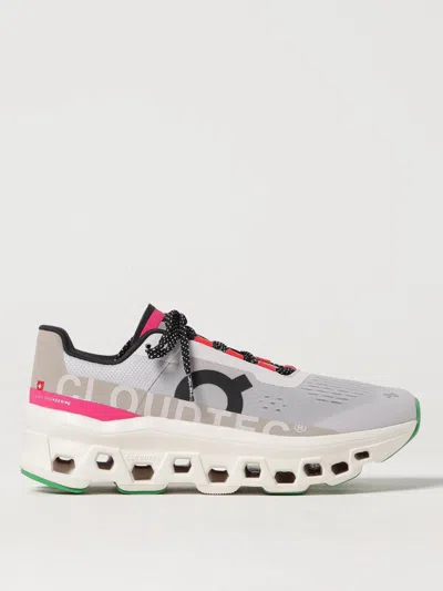 On Sneaker Cloudmster Silver/ivory In Ivory