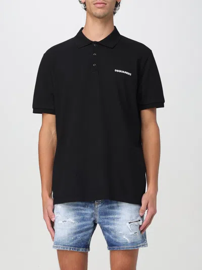 Dsquared2 Polo Shirt With Logo In Black