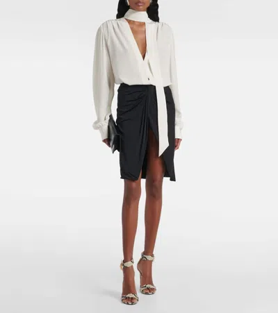 Tom Ford 105mm Padlock Embossed Leather Sandals In Multi