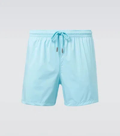 Thom Sweeney Swim Trunks In Blue