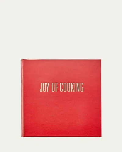 Graphic Image Joy Of Cooking Leather Cookbook In Red