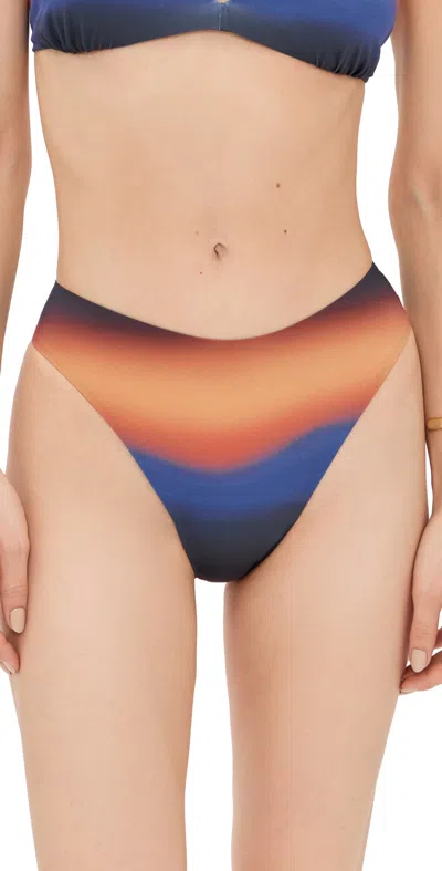 Nomads Current Bikini Bottoms Ii Sundown Print In Sundown Print