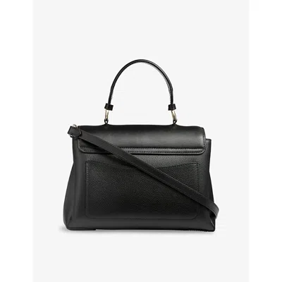 Lk Bennett Womens Bla-black Darcie Leather Top-handle Bag In Bla-black