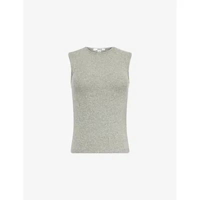 Agolde Binx Tank Celery In Celery (green Heather)