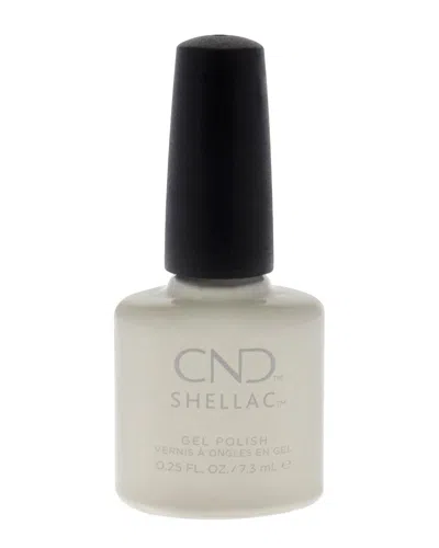 Cnd Ladies Shellac Nail Polish 0.25 oz White Wedding Nails 639370927800