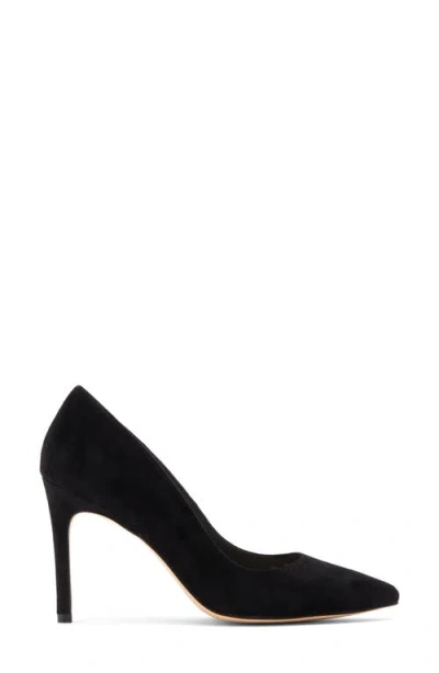 Stuart Weitzman Leigh 95 Pointed Toe Pump In Black