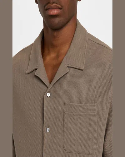 Frame Short Sleeve Camp Shirt In Harbor City