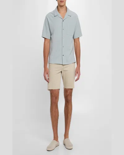 Frame Short Sleeve Camp Shirt In Harbor City