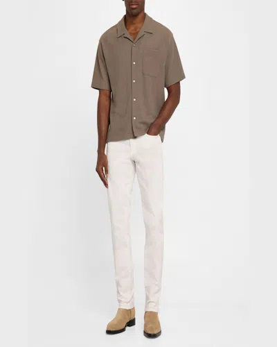 Frame Short Sleeve Camp Shirt In Harbor City