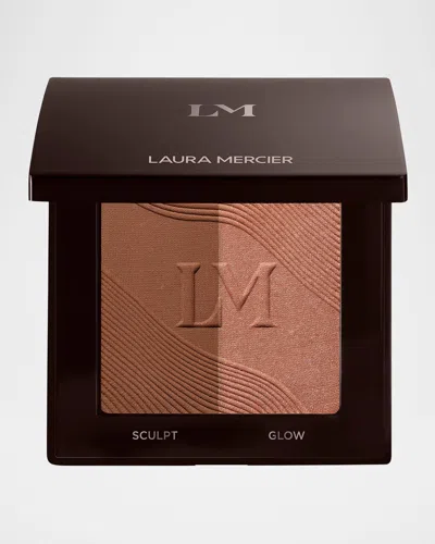 Laura Mercier Bronze Color Infusion Talc-free Matte & Luminous Duo 40 Riviera 0.3 oz / 9 G In Brown