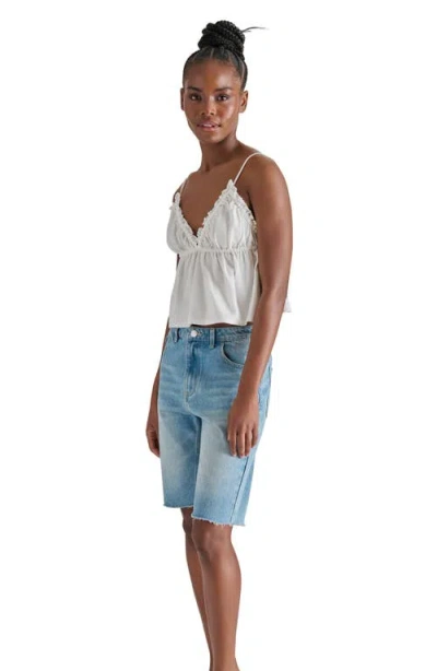 Steve Madden Ruffle Camisole In Cloud