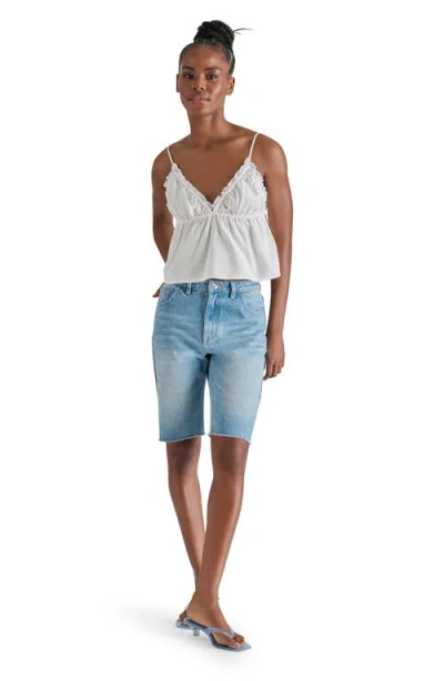 Steve Madden Ruffle Camisole In Cloud