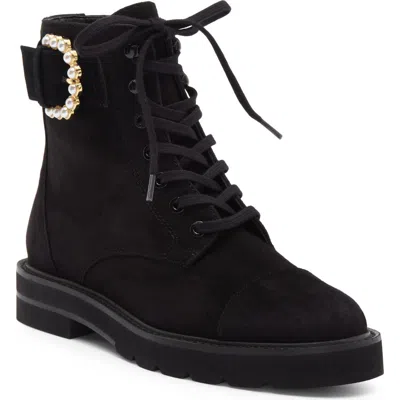 Stuart Weitzman Piper Lug Sole Boot In Black