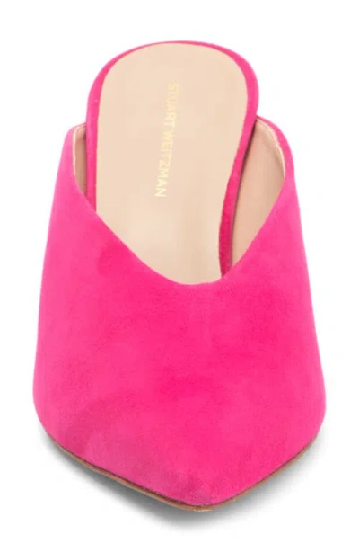 Stuart Weitzman Lula Pointed Toe Pump In Peonia