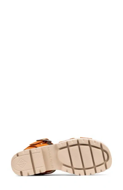 Donald Pliner Lug Sole Slingback Sandal In Orange