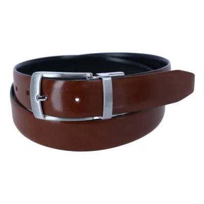 Ibex England Reversible 30mm Dress Belt In Black/tan