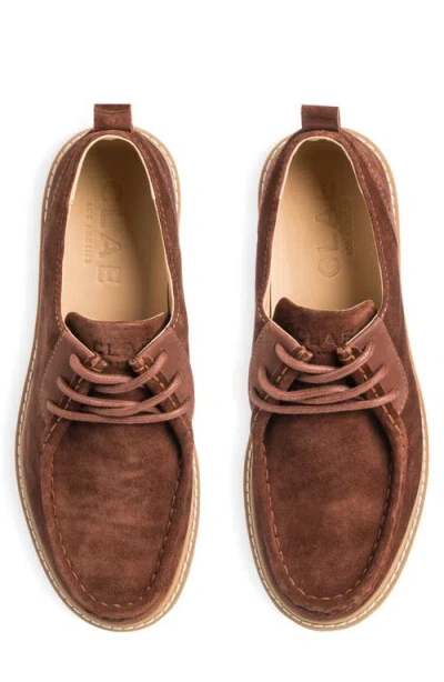 Clae Morrison Low Top Chukka Boot In Brown Suede