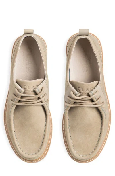 Clae Morrison Low Top Chukka Boot In Safari Suede