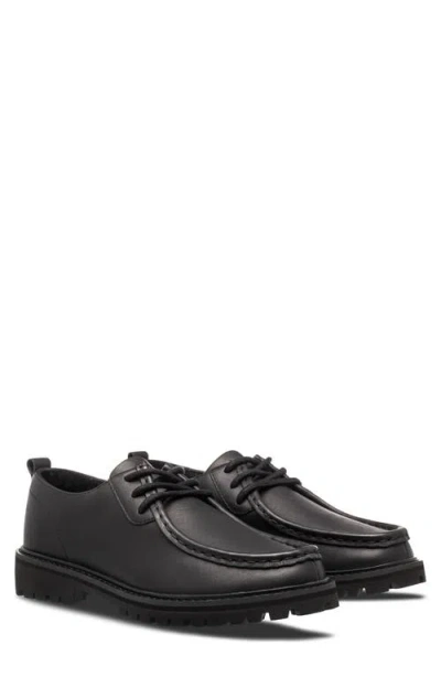 Clae Morrison Low Top Chukka Boot In Antique Black Leather
