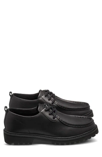 Clae Morrison Low Top Chukka Boot In Antique Black Leather