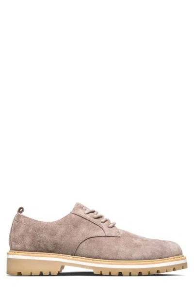 Clae Logan Lugged Plain Toe Derby In Cashmere Suede