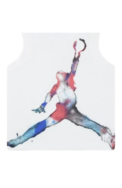 Jordan Kids' Jdb Jumpman Poolside Graphic Tank & Shorts Set In Washed Teal