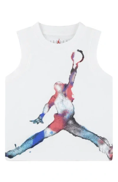 Jordan Kids' Jdb Jumpman Poolside Graphic Tank & Shorts Set In Washed Teal