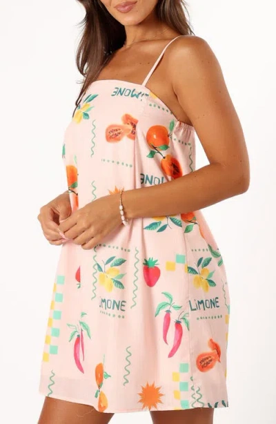 Petal And Pup Petal & Pup Estelle Cotton Dress In Peach