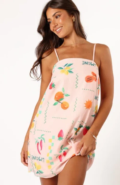Petal And Pup Petal & Pup Estelle Cotton Dress In Peach