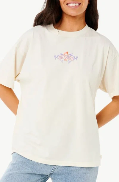 Rip Curl Tour Heritage Graphic T-shirt In Bone