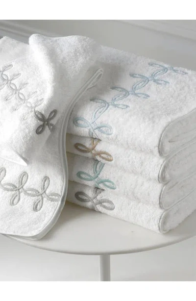 Matouk Gordian Knot Bath Towel In Hazy Blue