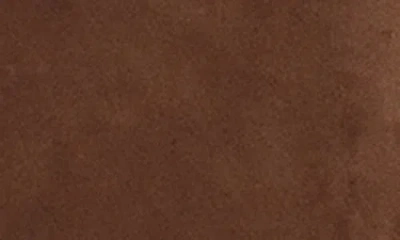 Reformation X Devon Lee Carlson Layla Low Rise Suede Miniskirt In Chocolate Cake