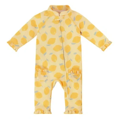 Uv Skinz Sun & Swim Suit In Lemonade Stand