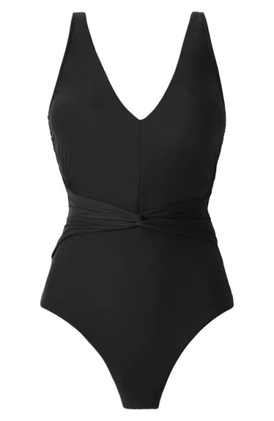 Magicsuit Solid Esti One Piece Swimsuit In Black