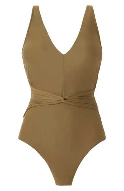 Magicsuit Solid Esti One Piece Swimsuit In Taro