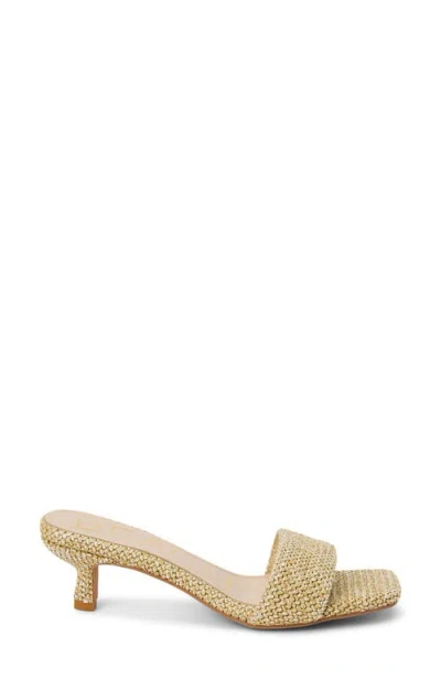 Beach By Matisse Capricorn Kitten Heel Slide Sandal In Natural