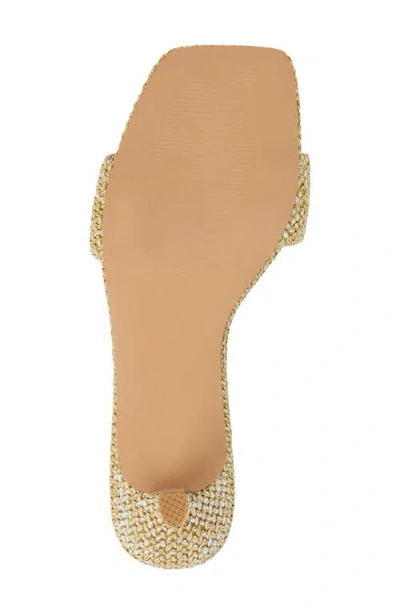 Beach By Matisse Capricorn Kitten Heel Slide Sandal In Natural
