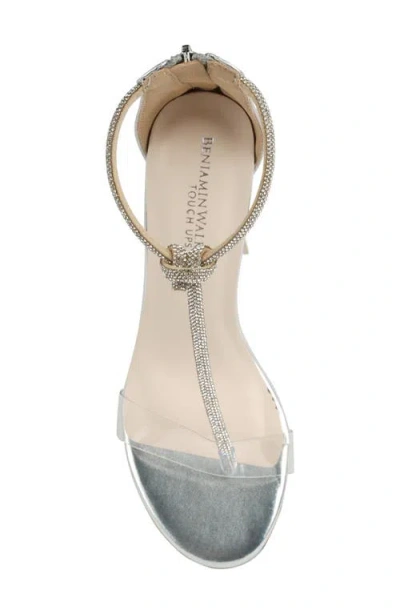 Touch Ups Sienna T-strap Sandal In Silver