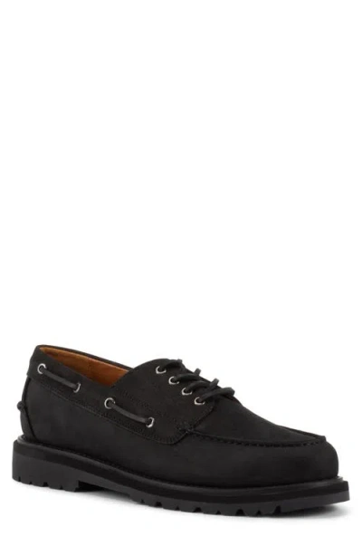 Vagabond Shoemakers Jay Boat Shoe In Black