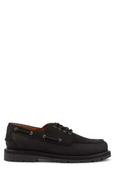 Vagabond Shoemakers Jay Boat Shoe In Black