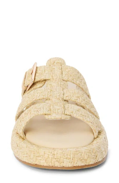 Beach By Matisse Ciao Platform Wedge Slide Sandal In Natural