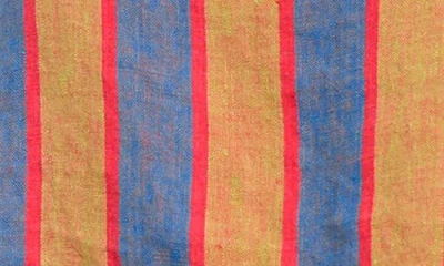 Rails Akira Stripe Linen Crop Tank In Rio Stripe