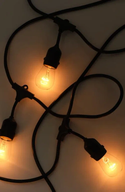 Brightech Plug-in Weatherproof Incandescent Glow Heavy Duty Outdoor String Lights - Glass Bulbs In 24 Ft 7 Bulbs | Warm White